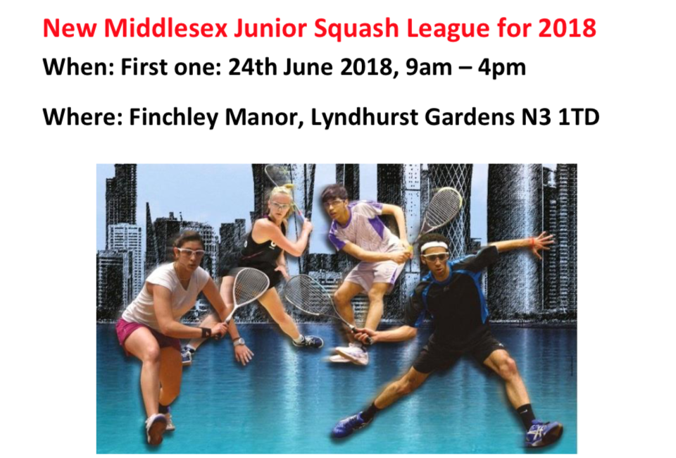 ***NEW*** Middlesex Junior Squash League