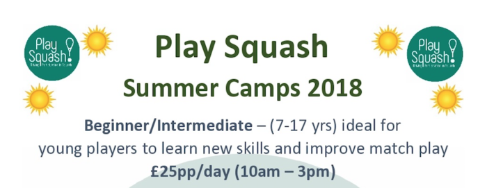 6 Squash Summer Camps Across The County