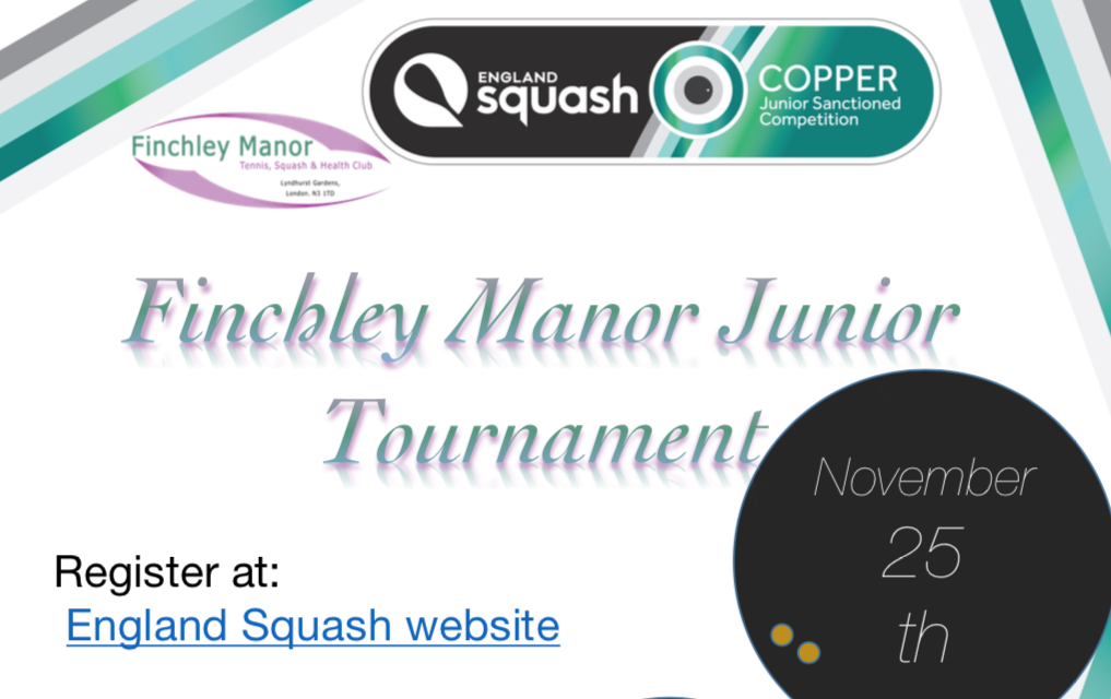 Finchley Manor Tournament – 25th November